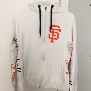 San Francisco Giants Ladies Zip Up Hoodie Size S